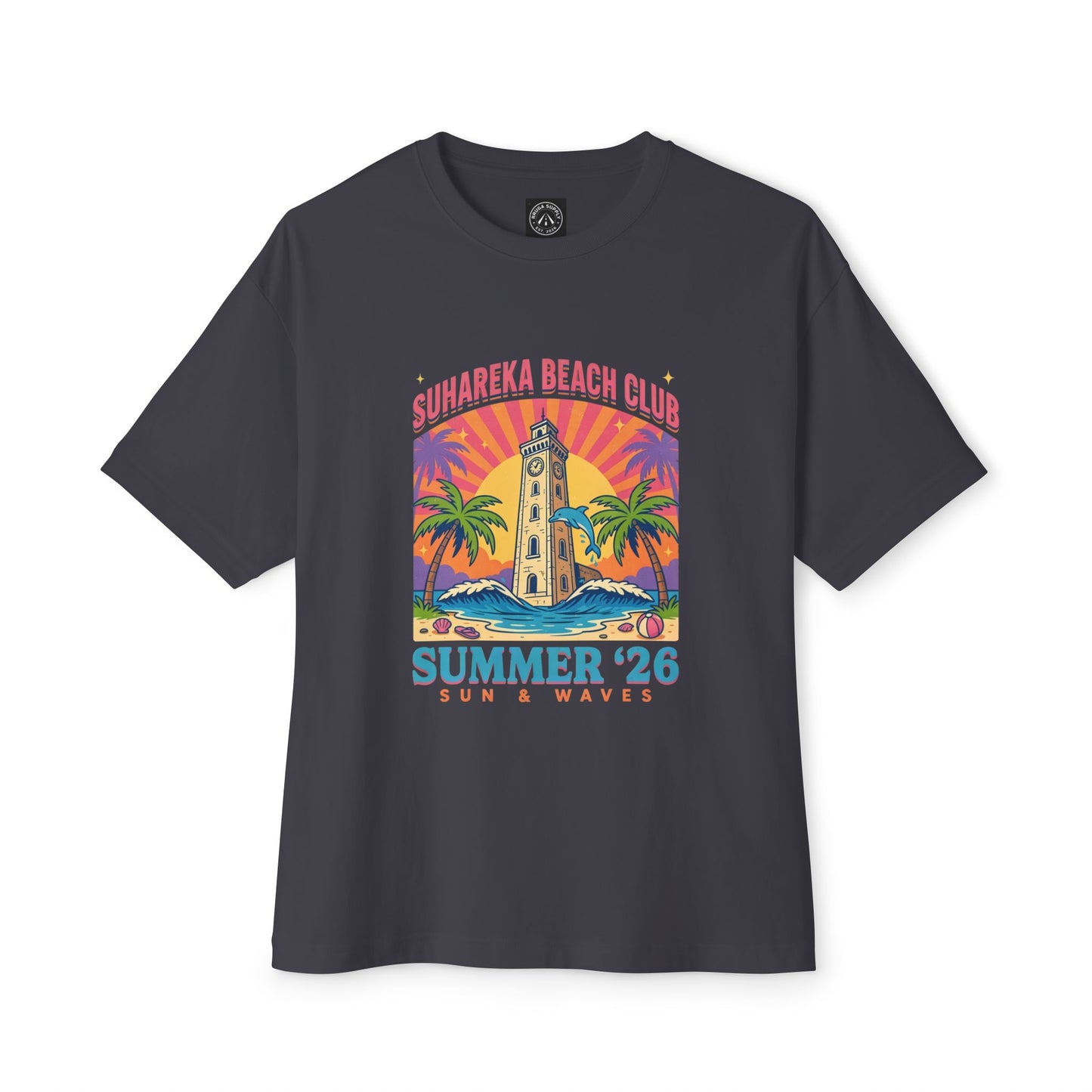 Suhareka Beach Club - Boxy Graphic Tee