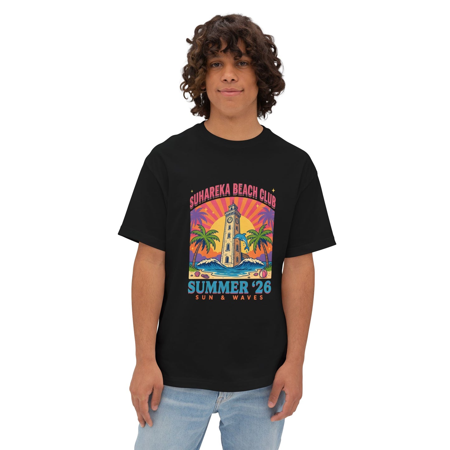 Suhareka Beach Club - Boxy Graphic Tee