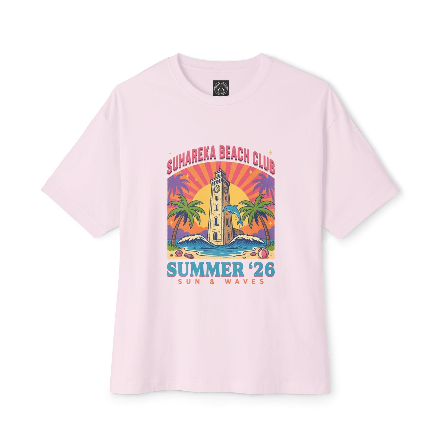 Suhareka Beach Club - Boxy Graphic Tee