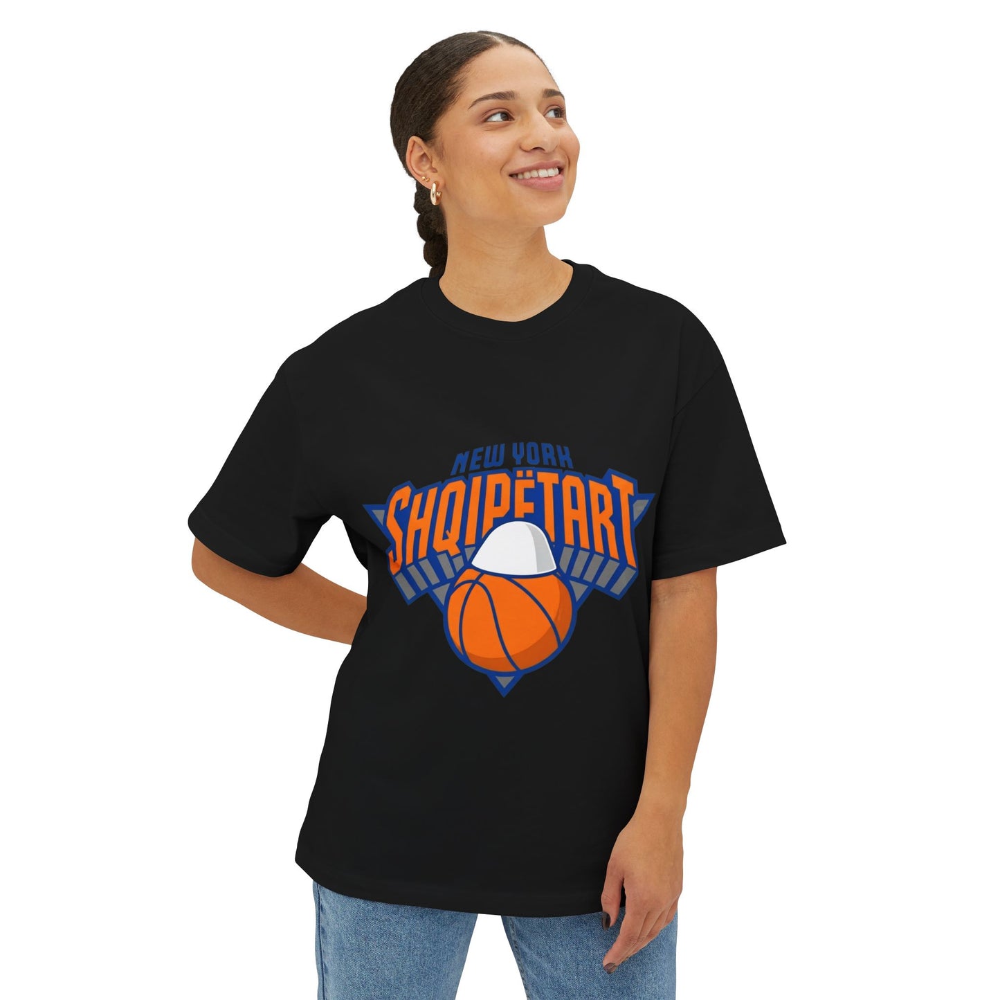 NY Shqipetart - Boxy Graphic T-Shirt