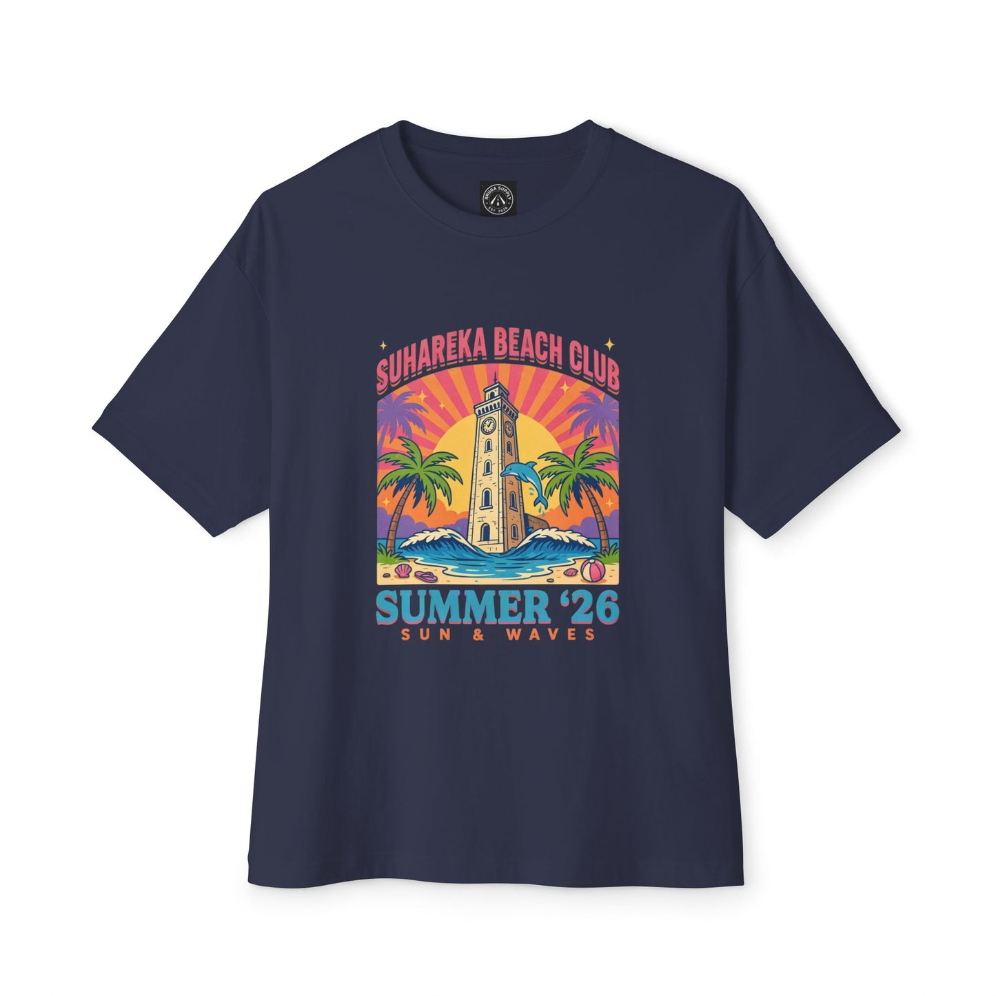 Suhareka Beach Club - Boxy Graphic Tee