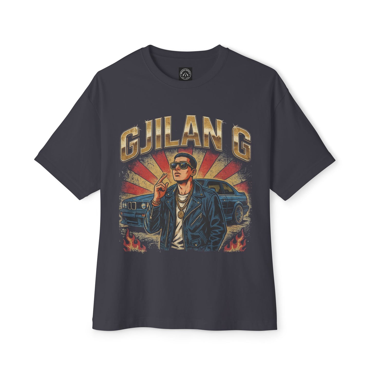 GJILAN G Vintage - Boxy Graphic Tee