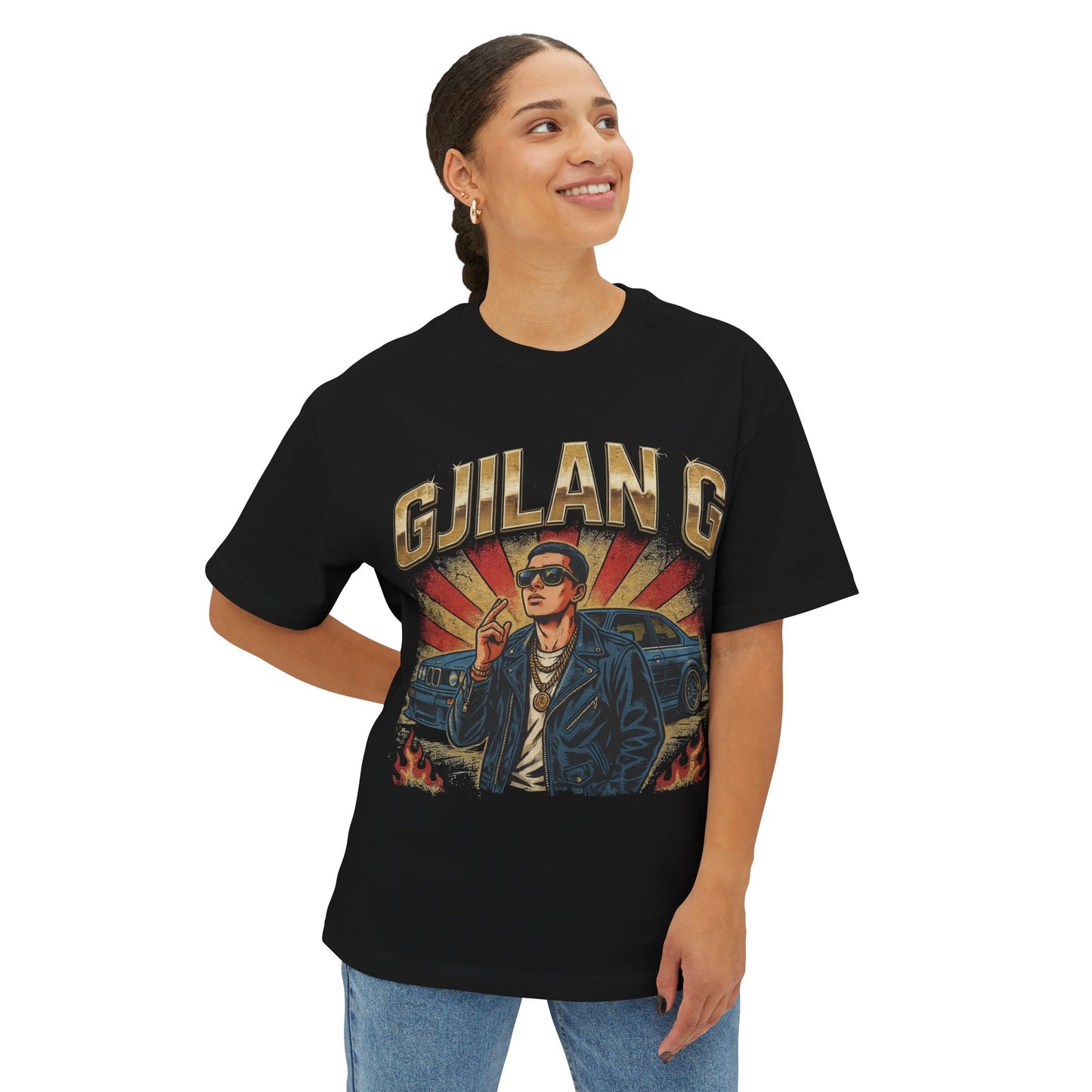 GJILAN G Vintage - Boxy Graphic Tee