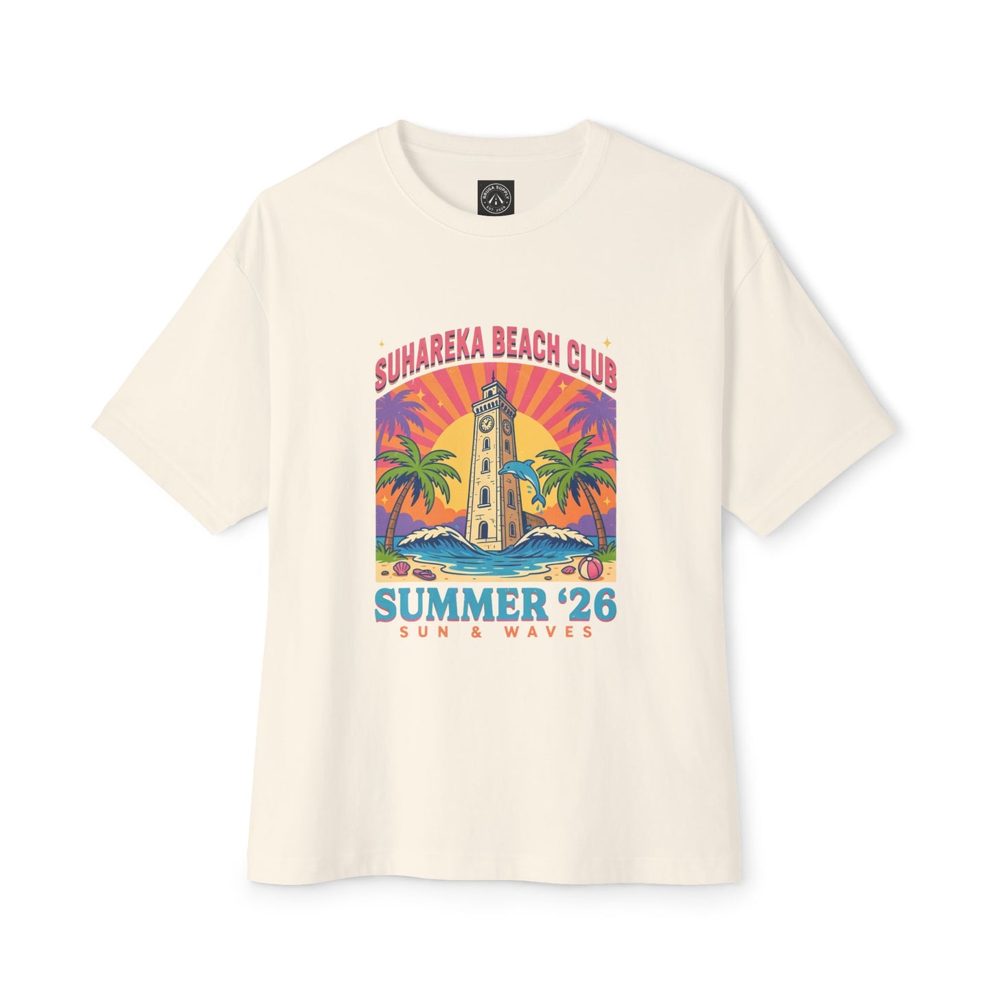 Suhareka Beach Club - Boxy Graphic Tee