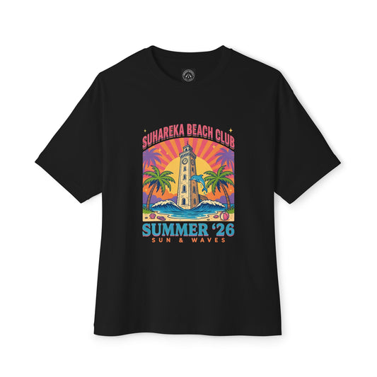 Suhareka Beach Club - Boxy Graphic Tee