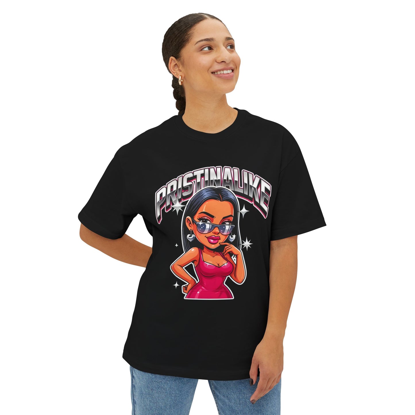 Pristinalike - Boxy Graphic Tee