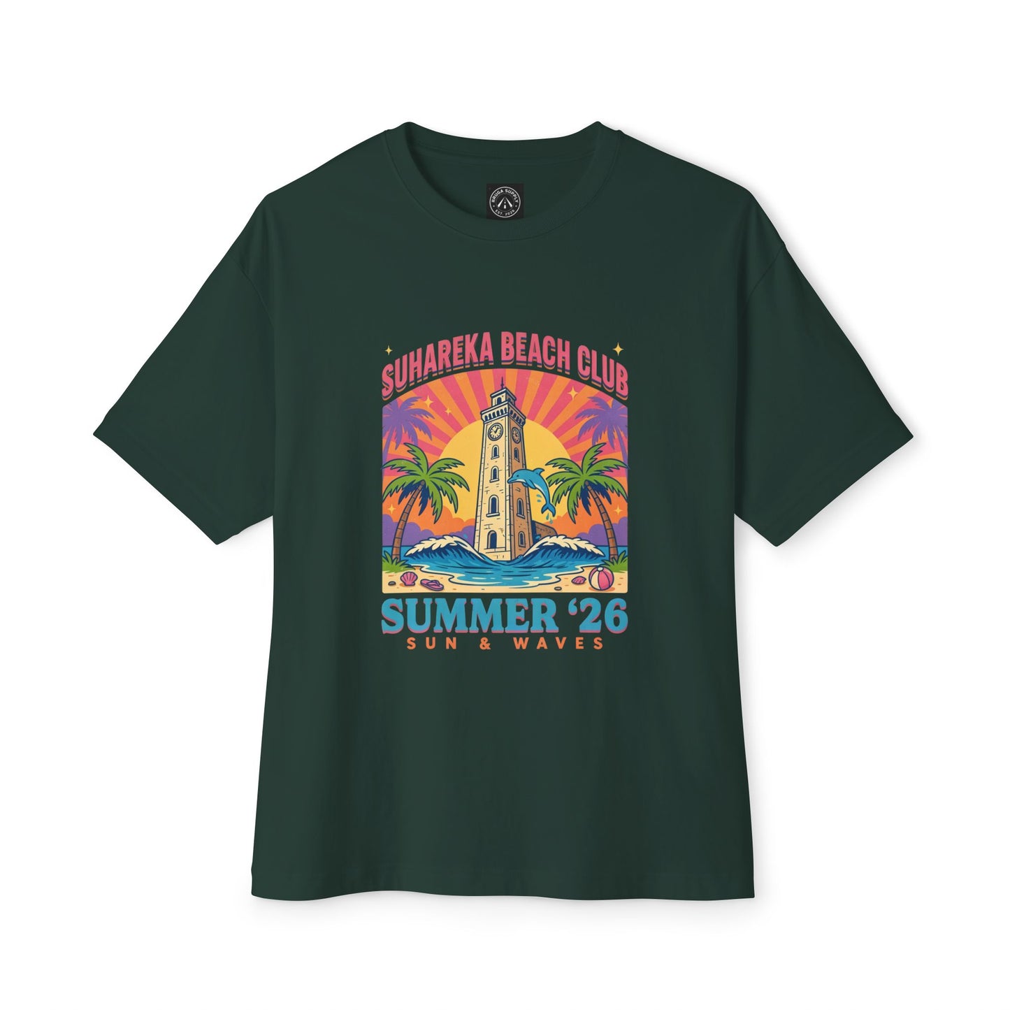 Suhareka Beach Club - Boxy Graphic Tee